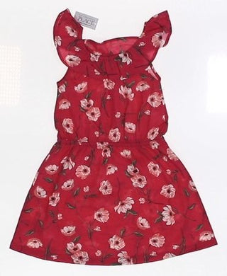 The Children's Place Girl's Floral Dress 5/6 New With Tag