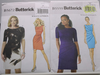 Butterick Women's Sewing Patterns B5672 & B5559 New With Tag