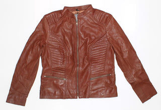 Real Leather Women's Jacket L New With Tag