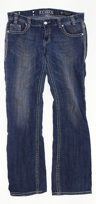 Rock&Roll Men's Straight Jeans 34 X 32